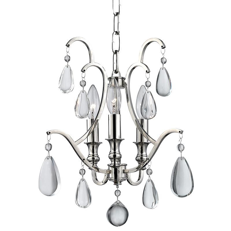 Crawford 13 Inch Mini Chandelier by Hudson Valley Lighting